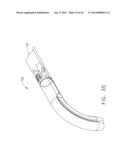 SURGICAL STAPLING DEVICE WITH A CURVED END EFFECTOR diagram and image