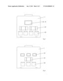 PARTITION WALL FOR AN AEROPLANE CABIN, AND AN AEROPLANE diagram and image