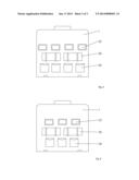 PARTITION WALL FOR AN AEROPLANE CABIN, AND AN AEROPLANE diagram and image