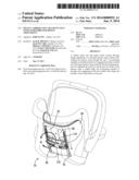 INFANT CARRIER AND CAR SAFETY SEAT WITH NO-RETHREAD HARNESS ADJUSTMENT diagram and image