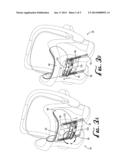 INFANT CARRIER AND CAR SAFETY SEAT WITH NO-RETHREAD HARNESS ADJUSTMENT diagram and image