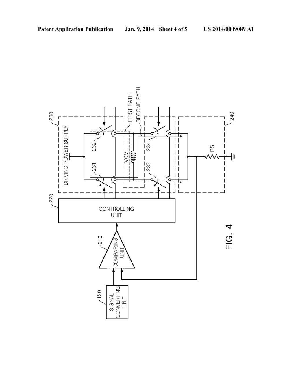 APPARATUS AND METHOD FOR DRIVING VOICE COIL MOTOR - diagram, schematic, and image 05