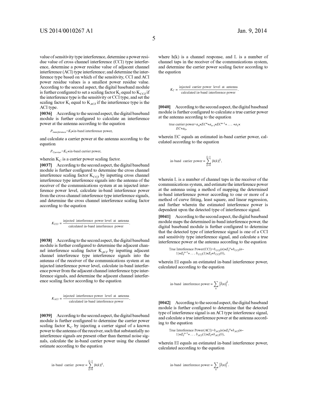 METHOD FOR INTERFERENCE AND CARRIER POWER ESTIMATION AND ITS APPLICATION     TO AUTOMATIC GAIN CONTROL AND SIGNAL-TO-INTERFERENCE-AND-NOISE-RATIO     COMPUTATION - diagram, schematic, and image 16