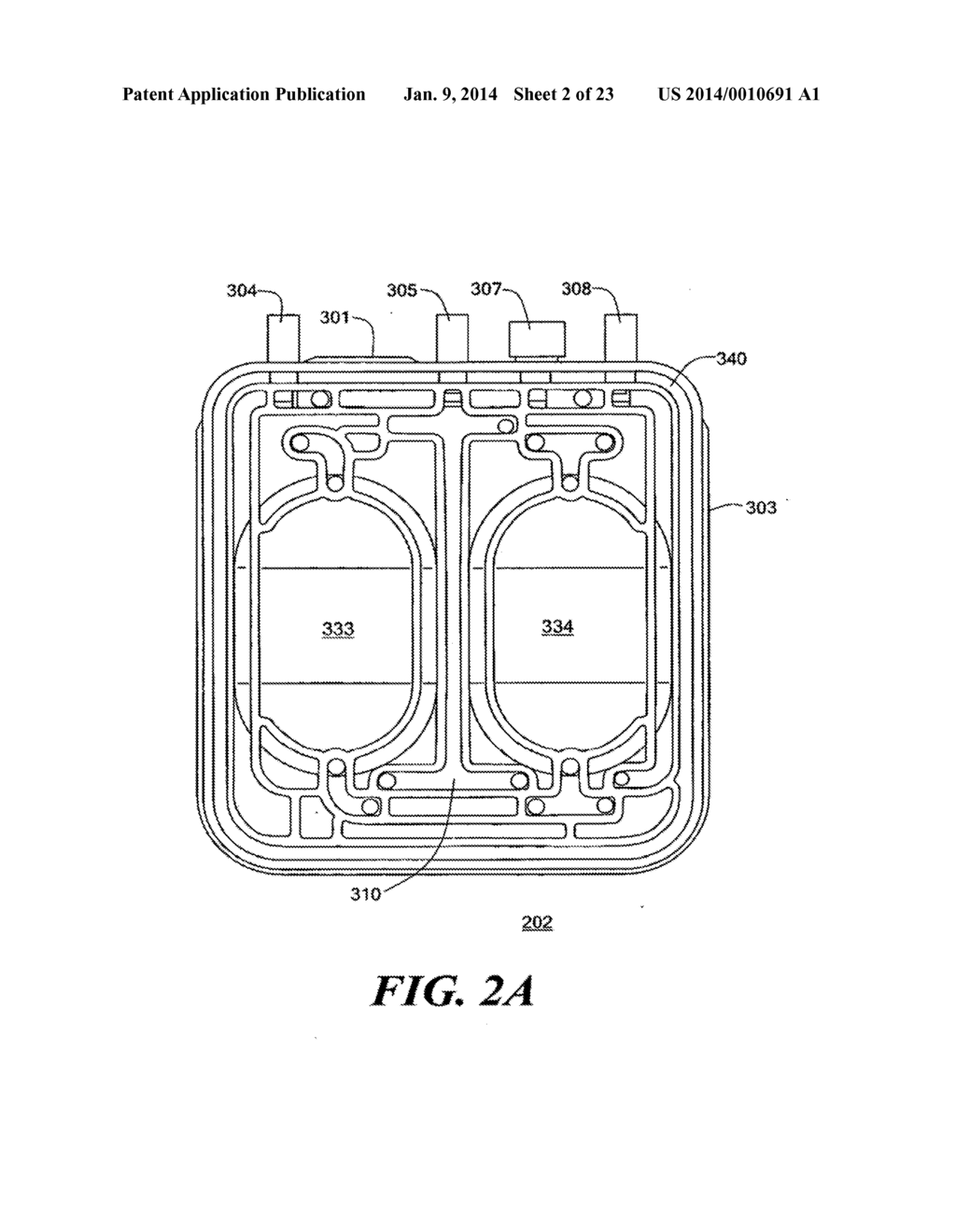 System and Method for Pumping Fluid Using a Pump Cassette - diagram, schematic, and image 03