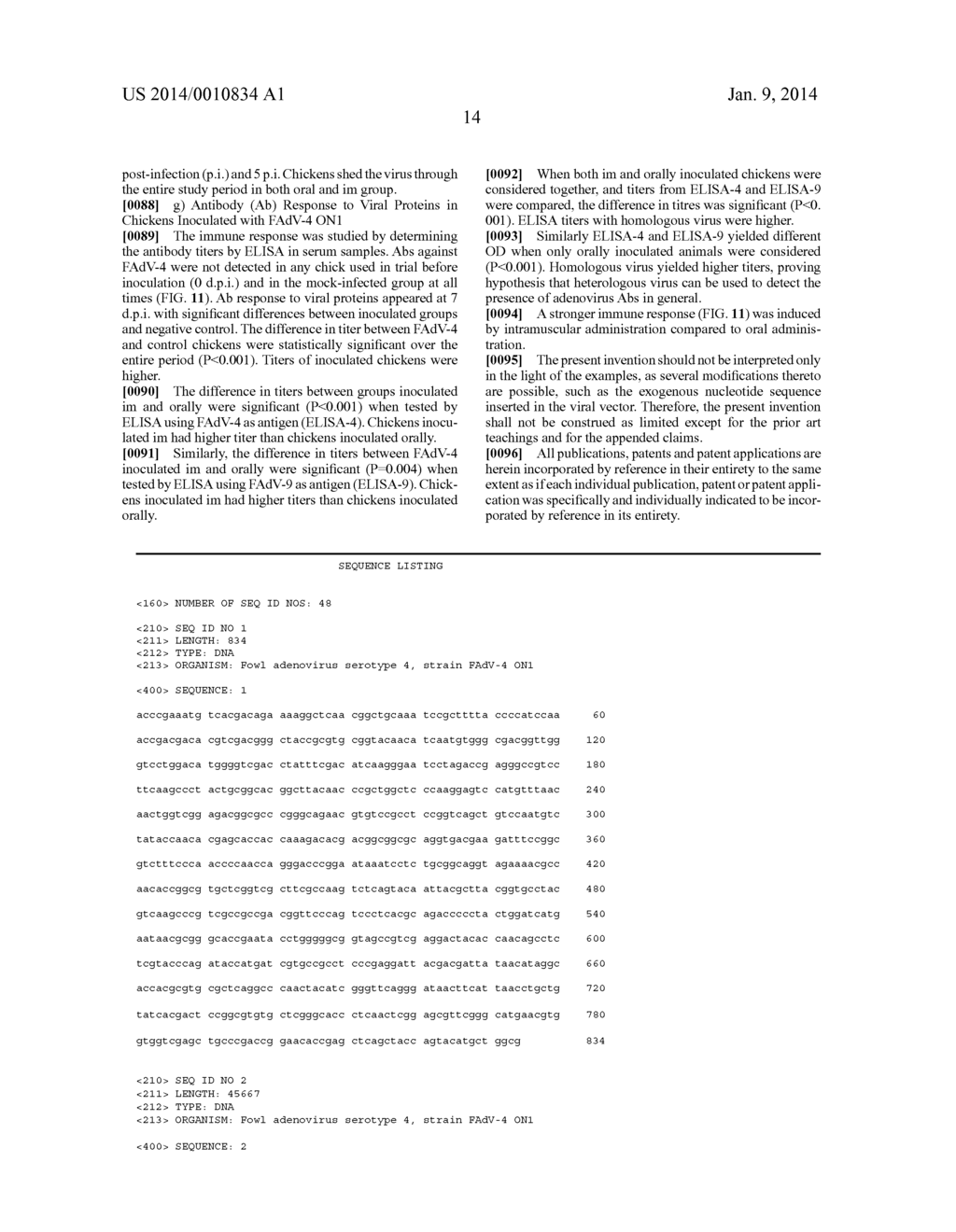 NON-PATHOGENIC SEROTYPE 4 FOWL ADENOVIRUS (FADV-4) AND VIRAL VECTOR     THEREOF - diagram, schematic, and image 24