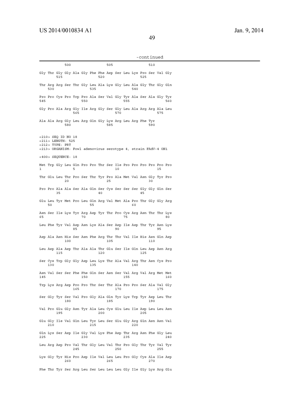 NON-PATHOGENIC SEROTYPE 4 FOWL ADENOVIRUS (FADV-4) AND VIRAL VECTOR     THEREOF - diagram, schematic, and image 59