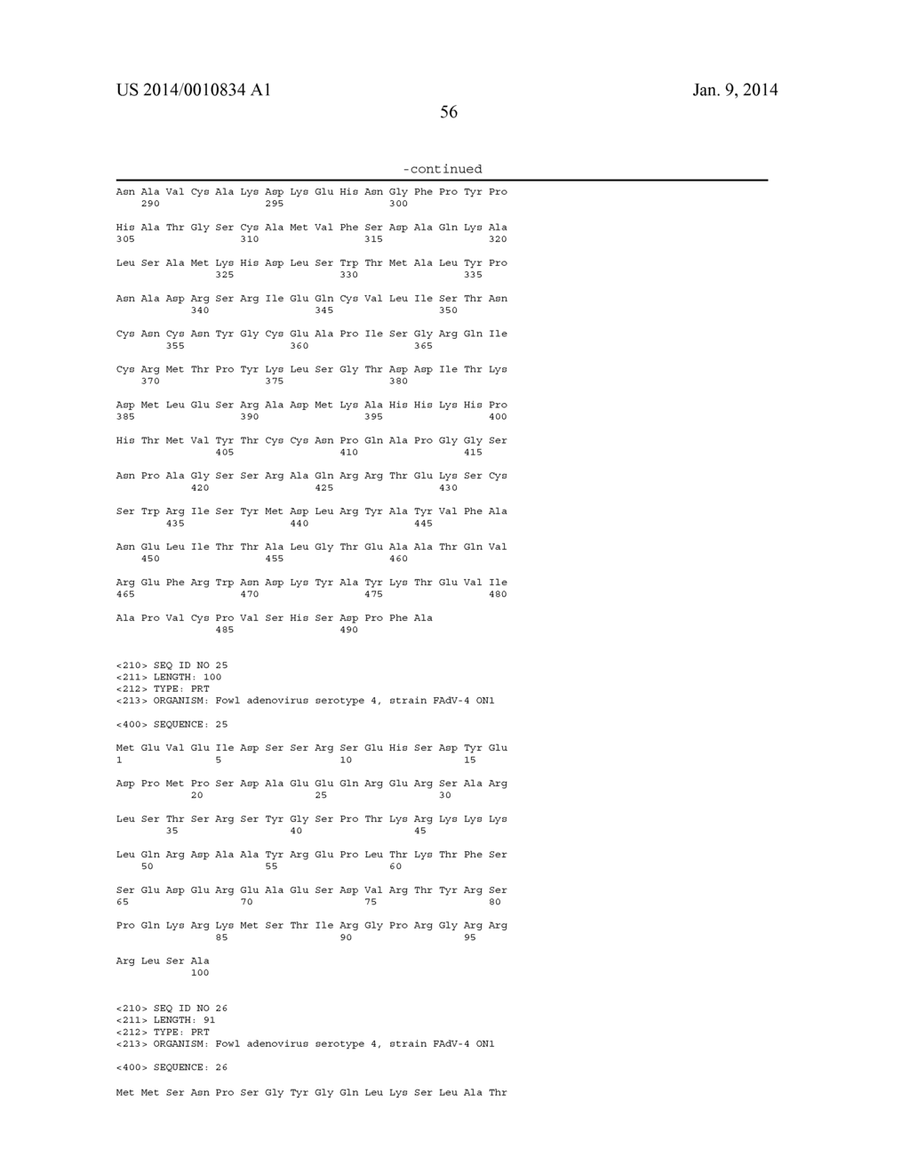 NON-PATHOGENIC SEROTYPE 4 FOWL ADENOVIRUS (FADV-4) AND VIRAL VECTOR     THEREOF - diagram, schematic, and image 66