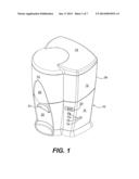 Hot Beverage Maker with Cup-Actuated Dispenser diagram and image