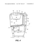 Hot Beverage Maker with Cup-Actuated Dispenser diagram and image