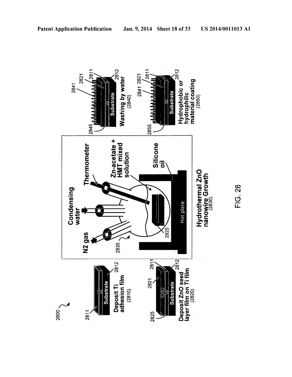 SUPERHYDROPHOBIC AND SUPEROLEOPHOBIC NANOSURFACES - diagram, schematic, and image 19