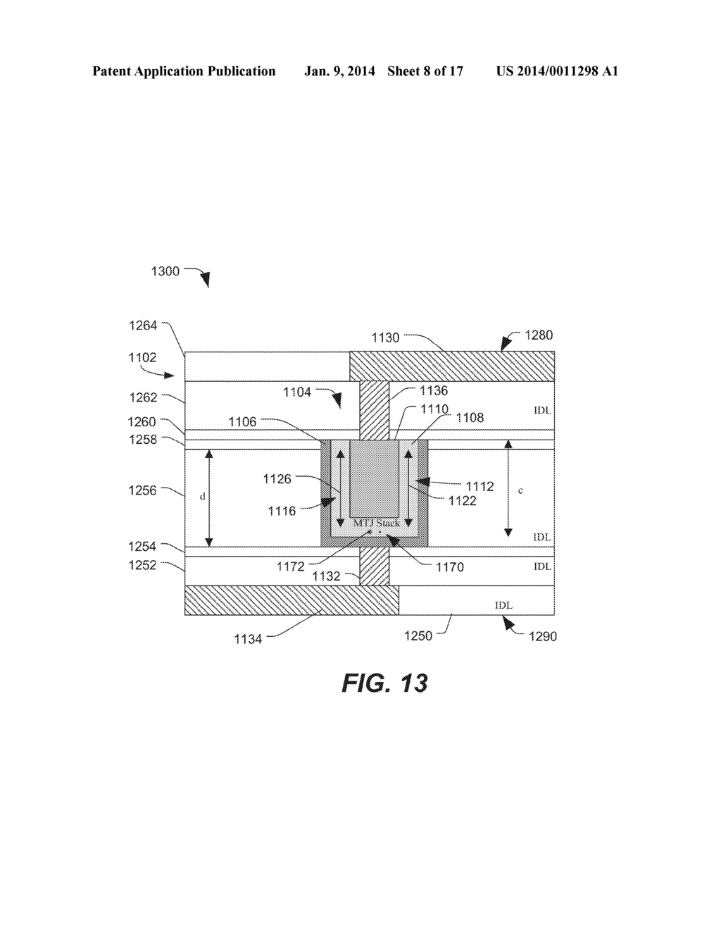 MAGNETIC TUNNEL JUNCTION STRUCTURE - diagram, schematic, and image 09