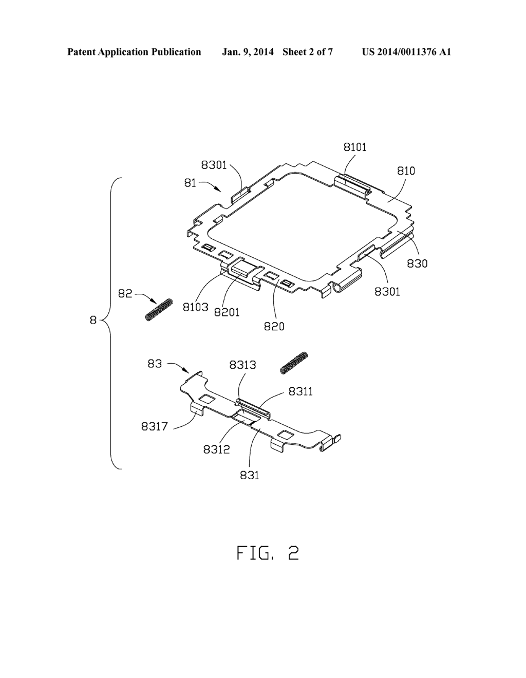 ELECTRICAL CONNECTOR AND CARRIER THEREOF FOR ASSEMBLING IC PACKAGE - diagram, schematic, and image 03