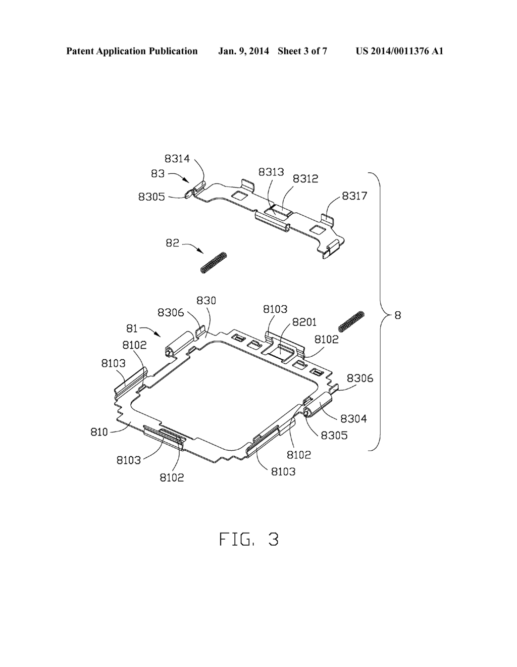 ELECTRICAL CONNECTOR AND CARRIER THEREOF FOR ASSEMBLING IC PACKAGE - diagram, schematic, and image 04