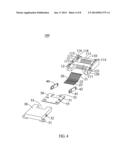 LOW PROFILE ELECTRICAL CONNECTOR WITH REINFORCED PIVOTAL COVER diagram and image