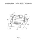 LOW PROFILE ELECTRICAL CONNECTOR WITH REINFORCED PIVOTAL COVER diagram and image