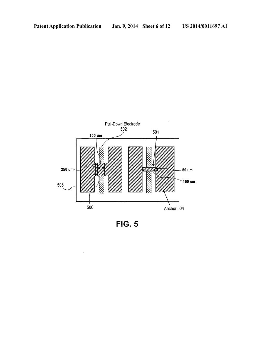 3D RF MEMS  biosensor for multiplexed label free detection - diagram, schematic, and image 07