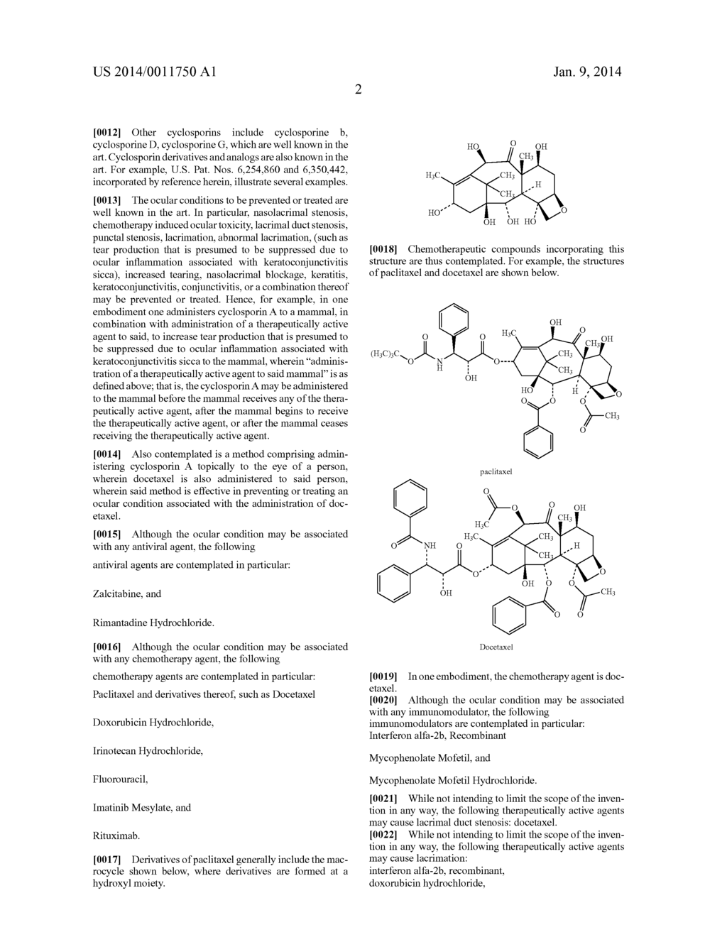 PREVENTION AND TREATMENT OF OCULAR SIDE EFFECTS WITH A CYCLOSPORIN - diagram, schematic, and image 03