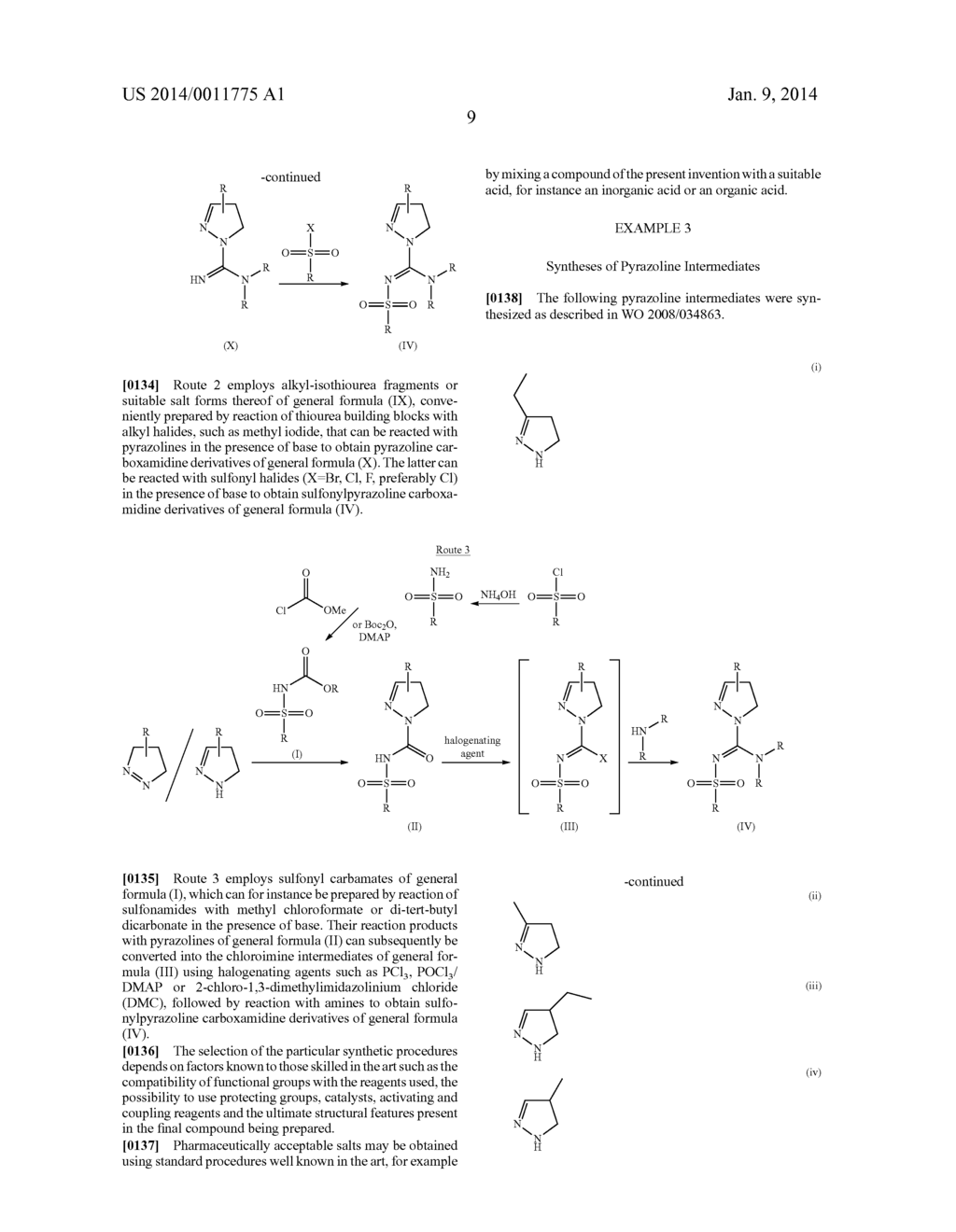 ARYLSULFONYL PYRAZOLINE CARBOXAMIDINE DERIVATIVES AS 5-HT6 ANTAGONISTS - diagram, schematic, and image 10