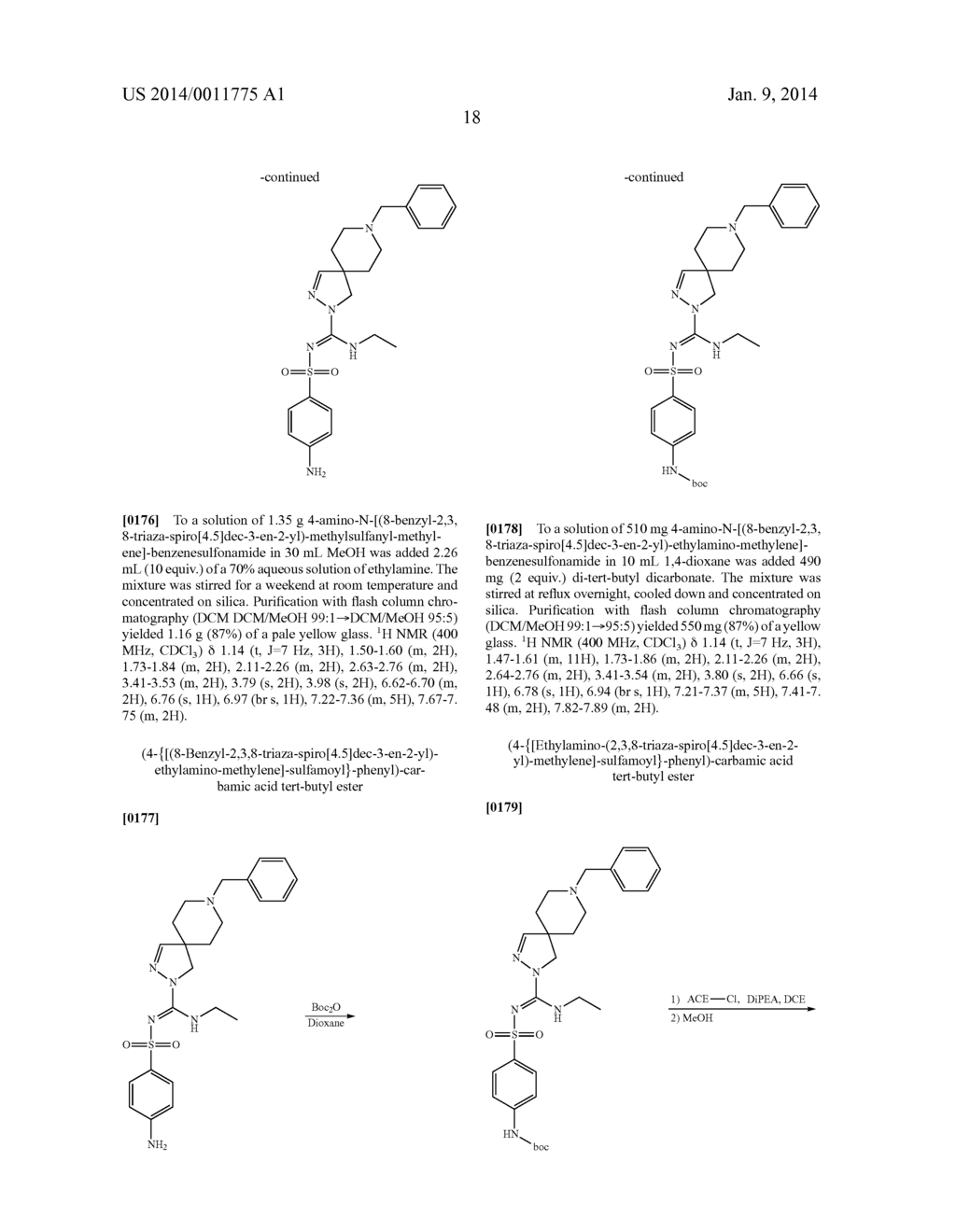 ARYLSULFONYL PYRAZOLINE CARBOXAMIDINE DERIVATIVES AS 5-HT6 ANTAGONISTS - diagram, schematic, and image 19