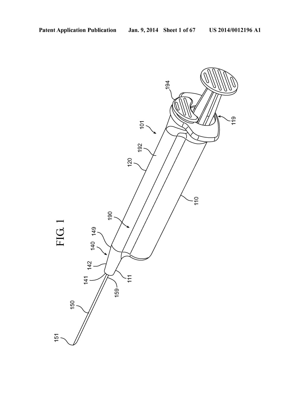 Dual Chamber Syringe With Retractable Needle - diagram, schematic, and image 02