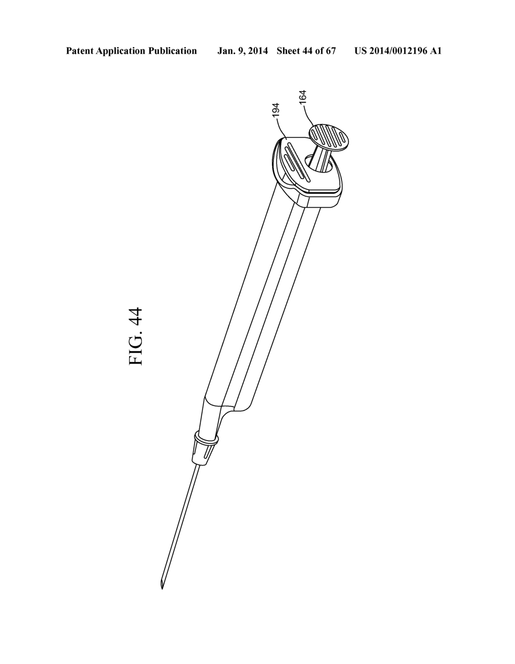 Dual Chamber Syringe With Retractable Needle - diagram, schematic, and image 45
