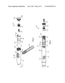 IMPLANTABLE DEVICE WITH LOCKING ADJUSTMENT MECHANISM AND METHOD FOR USING     SAME diagram and image