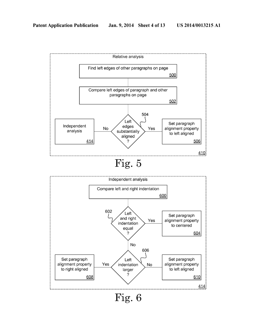 Paragraph Alignment Detection and Region-Based Section Reconstruction - diagram, schematic, and image 05