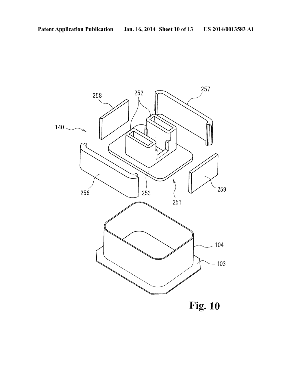 METHOD FOR ASSEMBLING ARC-EXTINGUISHING CHAMBER OF ELECTROMAGNETIC     CONTACTOR - diagram, schematic, and image 11