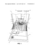 DISHWASHER DOOR MOUNTED DISPENSER ASSEMBLY diagram and image