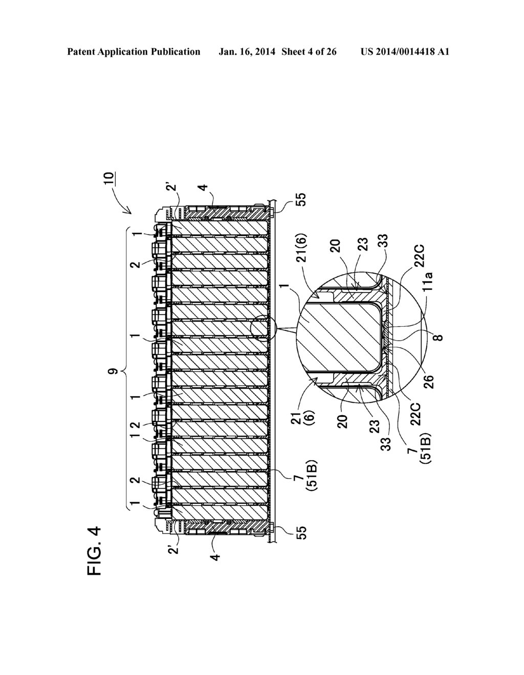 POWER SUPPLY DEVICE, POWER-SUPPLY-DEVICE SEPARATOR, AND     POWER-SUPPLY-DEVICE-EQUIPPED VEHICLE - diagram, schematic, and image 05