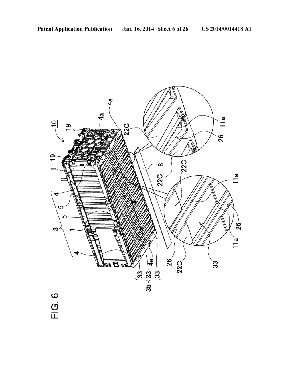 POWER SUPPLY DEVICE, POWER-SUPPLY-DEVICE SEPARATOR, AND     POWER-SUPPLY-DEVICE-EQUIPPED VEHICLE - diagram, schematic, and image 07