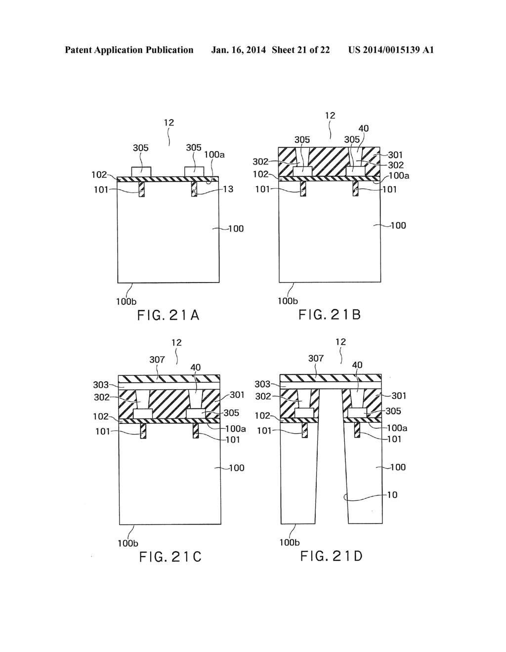 SEMICONDUCTOR DEVICE AND METHOD FOR MANUFACTURING THE SAME - diagram, schematic, and image 22