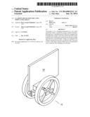 Clamping Mechanism for a Two Wheel Panel Dolly diagram and image