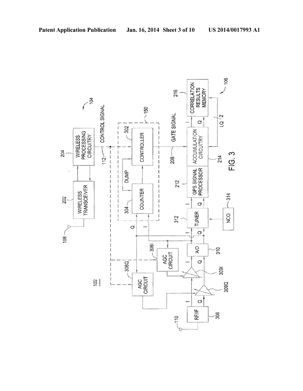 METHOD AND APPARATUS FOR MITIGATING INTERFERENCE IN A SATELLITE SIGNAL     RECEIVER - diagram, schematic, and image 04