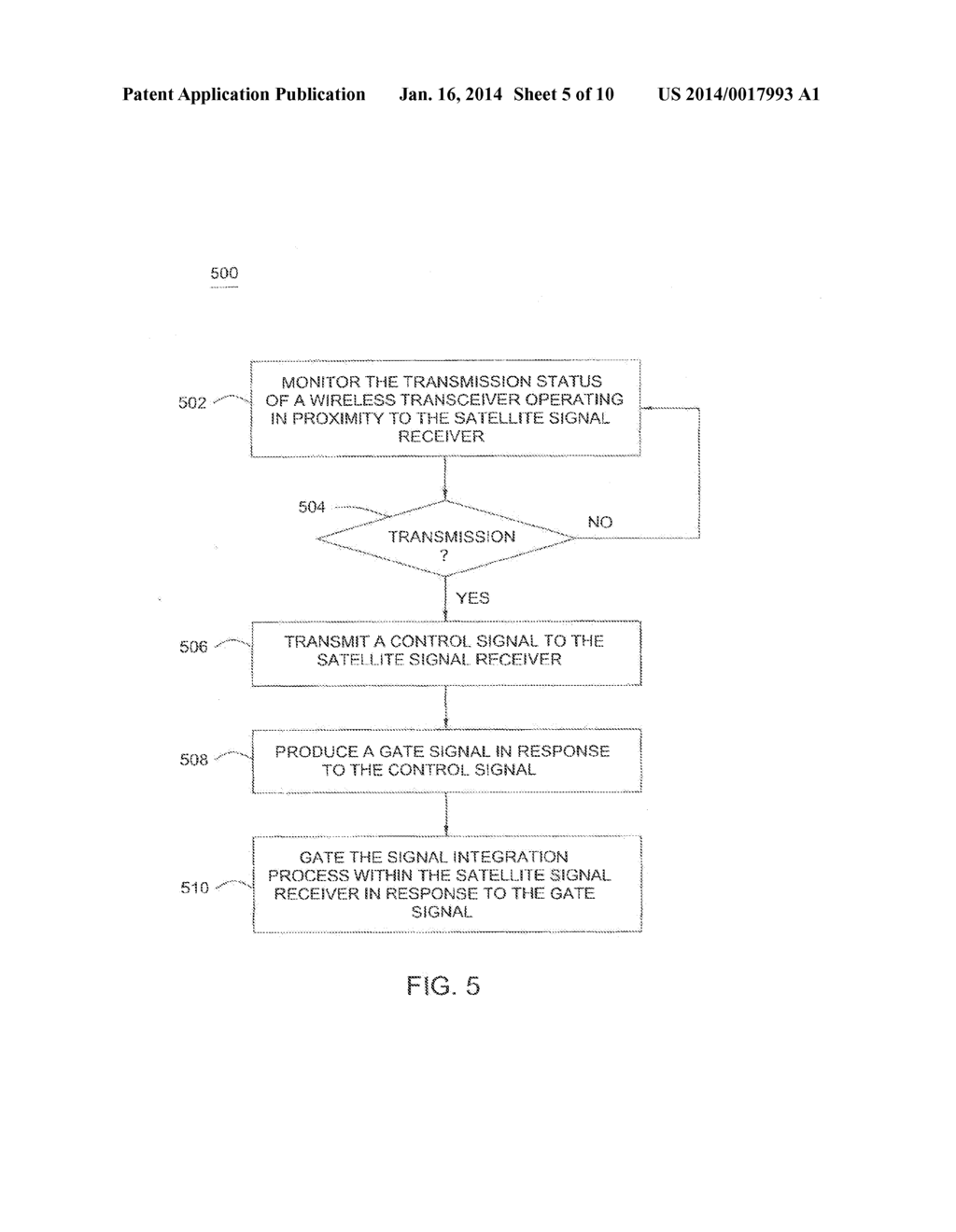 METHOD AND APPARATUS FOR MITIGATING INTERFERENCE IN A SATELLITE SIGNAL     RECEIVER - diagram, schematic, and image 06