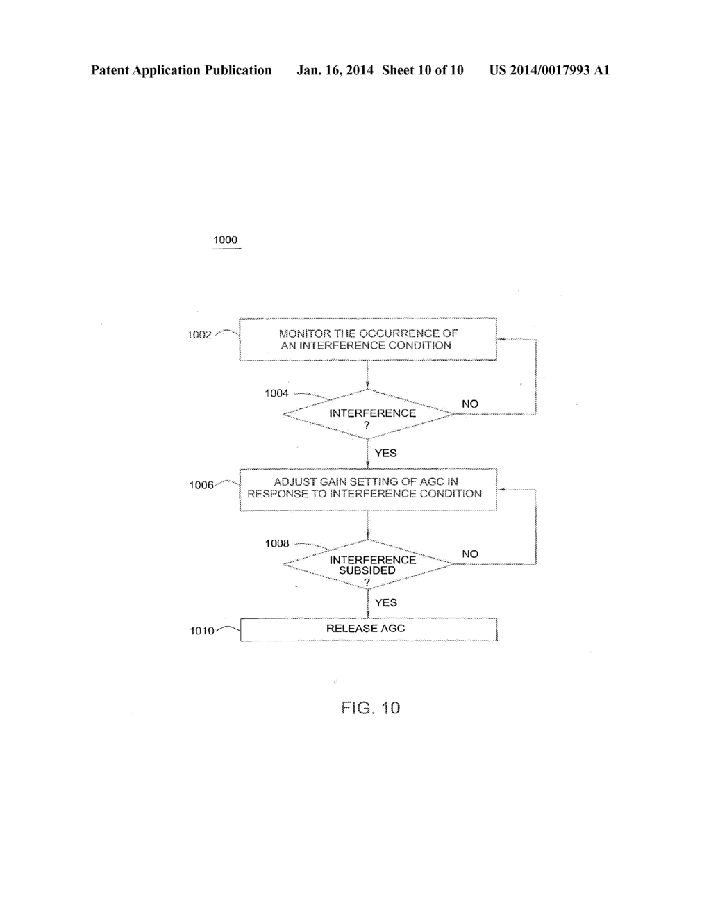 METHOD AND APPARATUS FOR MITIGATING INTERFERENCE IN A SATELLITE SIGNAL     RECEIVER - diagram, schematic, and image 11