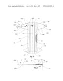 METHOD FOR PRODUCING SANITARY ARTICLES WEARABLE AS PANTS PROVIDED WITH     SIDE PANELS, AND CORRESPONDING ARTICLE diagram and image