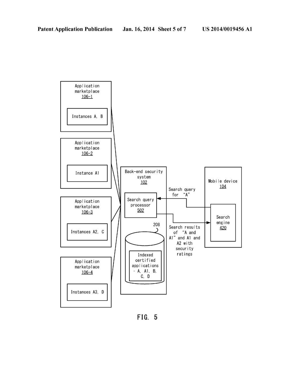 Application Certification and Search System - diagram, schematic, and image 06