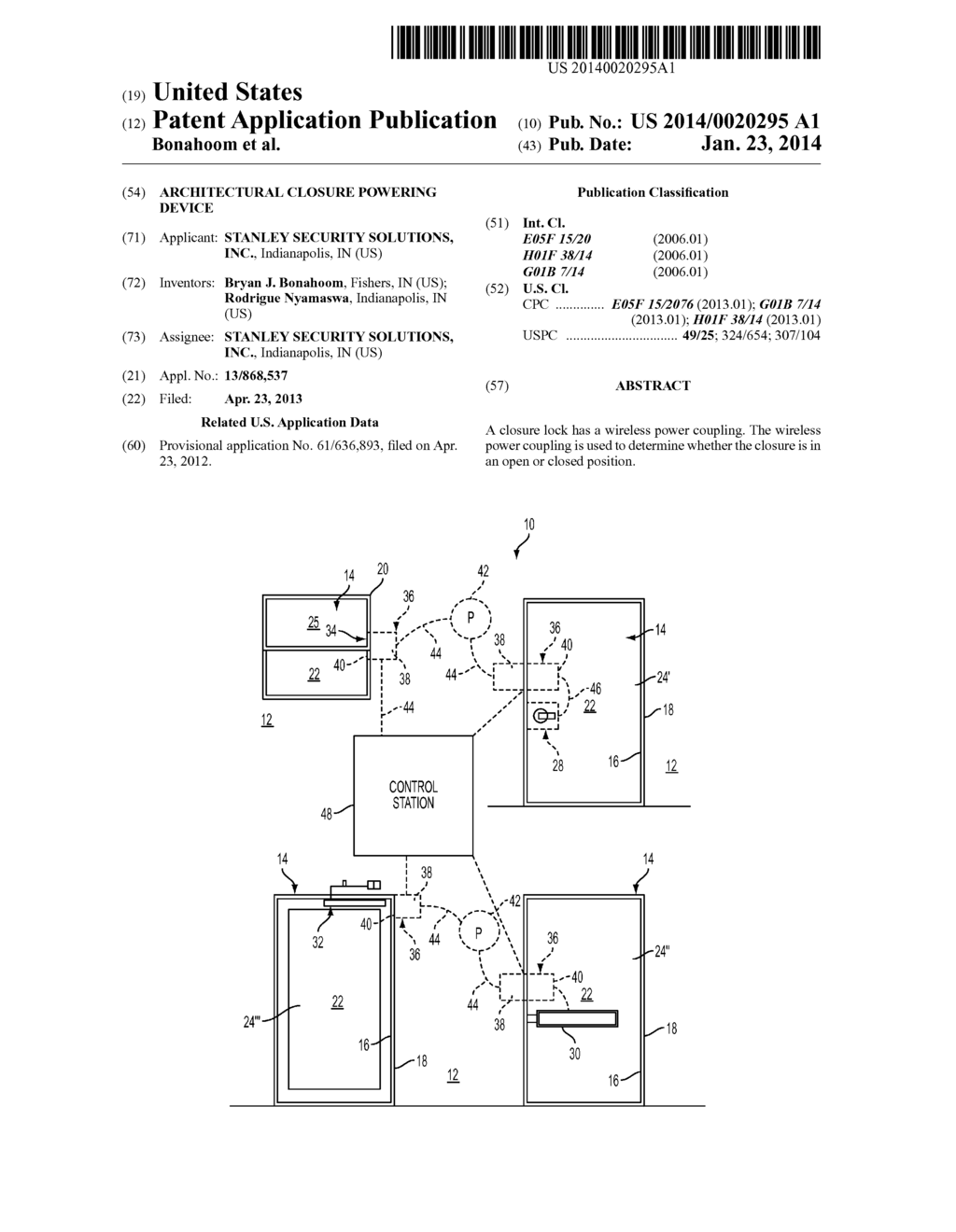 ARCHITECTURAL CLOSURE POWERING DEVICE - diagram, schematic, and image 01