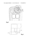 FLIP KEY FOR AN AUTOMOTIVE VEHICLE WITH ENHANCED RESISTANCE TO FORCES     EXERTED ONTO AN INSERT OF SUCH FLIP KEY diagram and image