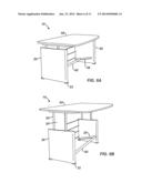 Adjustable Footrest for Adjustable-Height Desk diagram and image