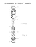 FAUCET INCLUDING CARTRIDGE ASSEMBLY WITH RADIALLY OFFSET KEY diagram and image