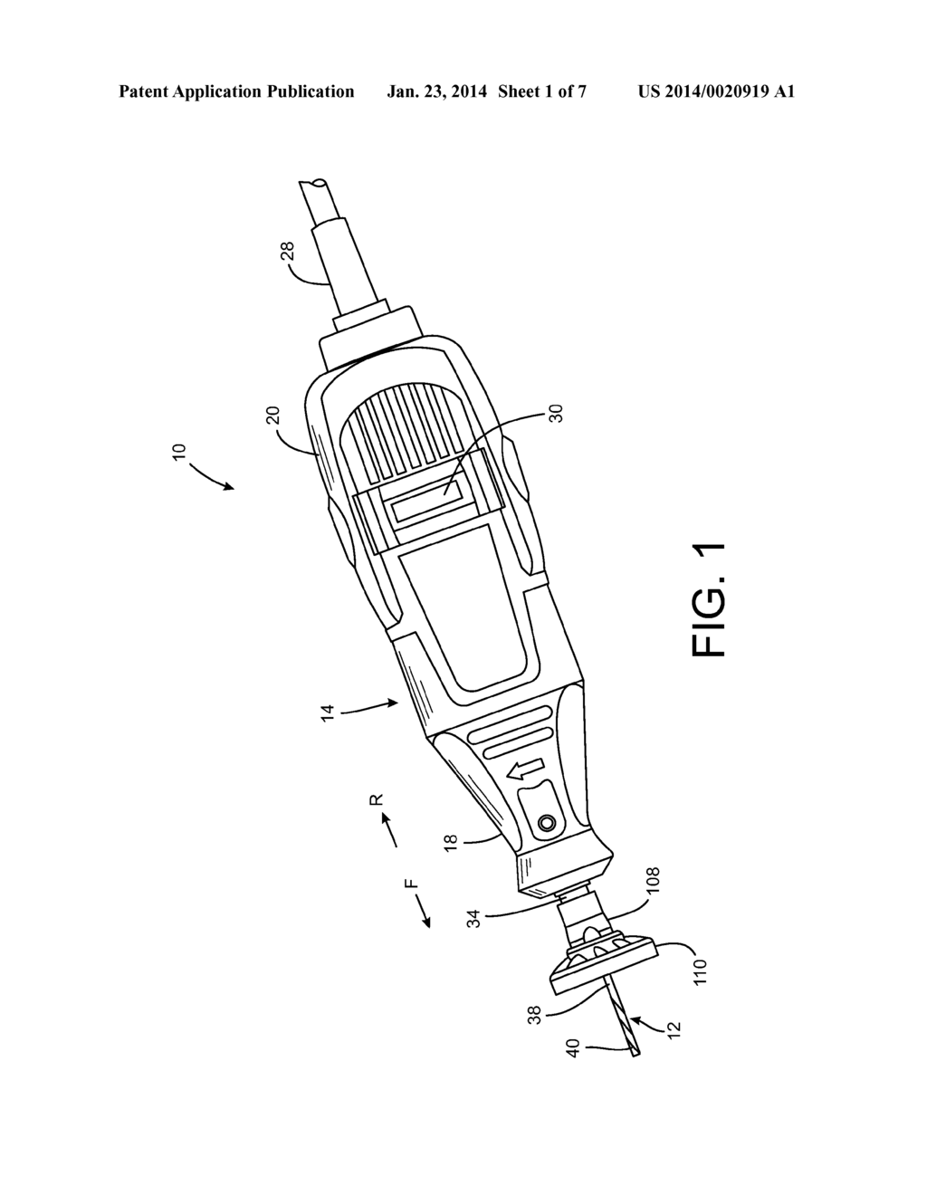 Collet Fan for a Rotary Tool - diagram, schematic, and image 02