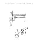 Pivoting Horizontal and Vertical Scaffold Members and a Method of Erecting     an Offset Scaffold Platform diagram and image