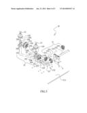 TRANSMISSION MECHANISM OF VERTICAL CIRCUIT BOARD ETCHING DEVICE diagram and image