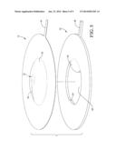 RUPTURE DISC HAVING LASER-DEFINED REVERSAL INITIATION AND DEFORMATION     CONTROL FEATURES diagram and image