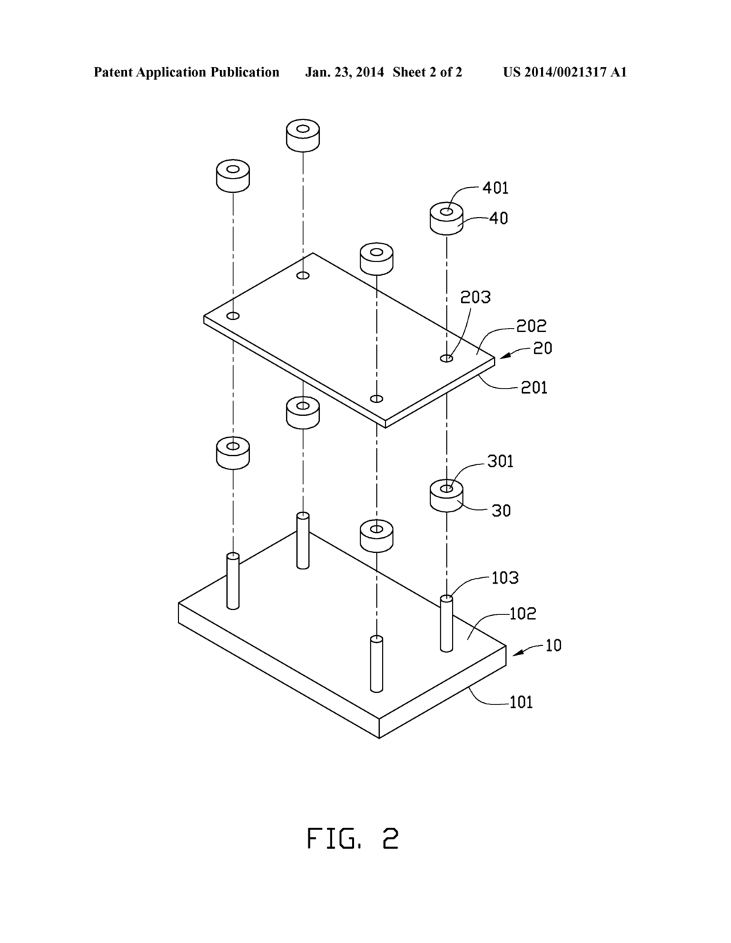 SUPPORT DEVICE INCLUDING TRAY FOR SUPPORTING OPTICAL ELEMENTS - diagram, schematic, and image 03