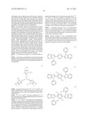 MATERIAL FOR ORGANIC ELECTROLUMINESCENCE ELEMENT, AND ORGANIC     ELECTROLUMINESCENCE ELEMENT USING THE MATERIAL diagram and image