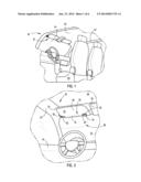 VEHICLE VISOR ASSEMBLY WITH A CENTER CHECK CLIP diagram and image