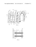 Self-correcting drive for retractable cargo canopy diagram and image